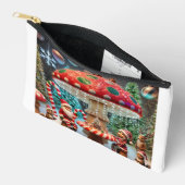 Accessoirezak: Kerst Paddenstoel Design Etui (Open)