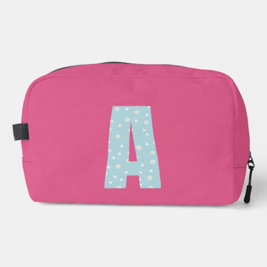Accessory Bag Personalized Initial Toilettasje (Voorkant)