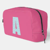 Accessory Bag Personalized Initial Toilettasje (Rechterhoek)