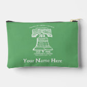 Accessory Pouch Small - Olive Green (Personalized) Etui (Achterkant)