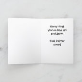 Accident #2 Get Well Card  CD-1 Kaart (Binnen)