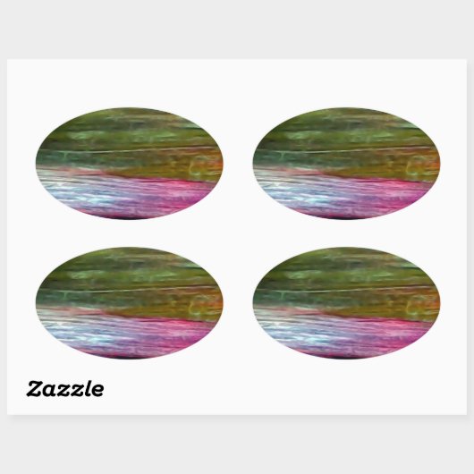 Accidental Art Ovale Sticker (Vel)