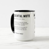 Accidental Mute-Mok – Classic Zoom Call Blunder Mok (Voorkant links)