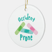 Accidental Prone Keramisch Ornament (Links)