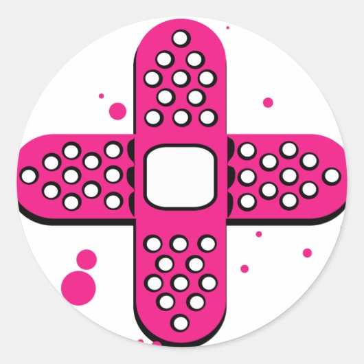 Accidental Prone | Steun voor banken | Versie 2 Ronde Sticker (Voorkant)