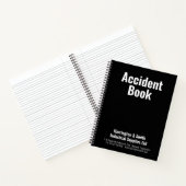 Accidentieboek voor bedrijven notitieboek (Binnen)