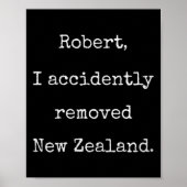 Accidently Removed Nz - Funny Marcus Vr Chat Humor Poster (Voorkant)
