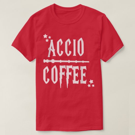 Accio Coffee Wand T-shirt (Design voorkant)