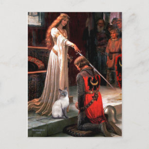 Accolade - Blue Point Siamese cat Briefkaart