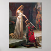 Accolade by Edmund Blair Leighton Poster (Voorkant)