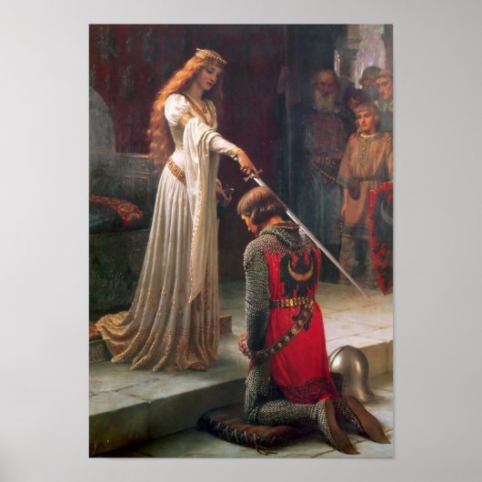 Accolade by Edmund Blair Leighton Poster (Voorkant)