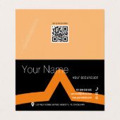 ACCOLADE Collectie vouwd Visitekaartje (Buitenkant ongevouwen)