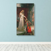 Accolade (door Edmond Blair Leighton) Canvas Afdruk (Insitu (Houten vloer))