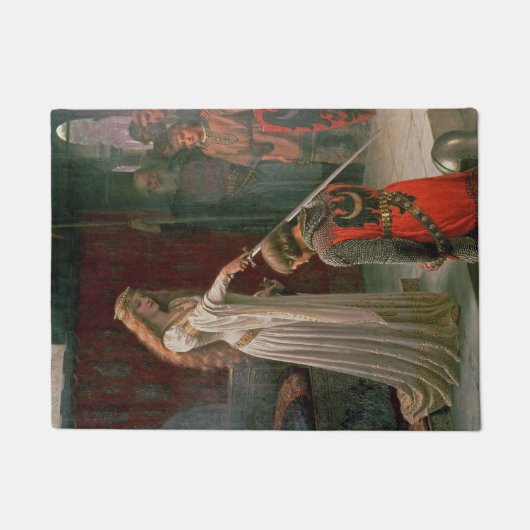 Accolade (door Edmond Blair Leighton) Deurmat (Voorkant)