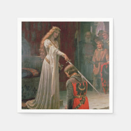 Accolade (door Edmond Blair Leighton) Servet