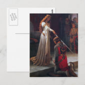 Accolade - Edmund Blair Leighton Briefkaart (Voorkant / Achterkant)