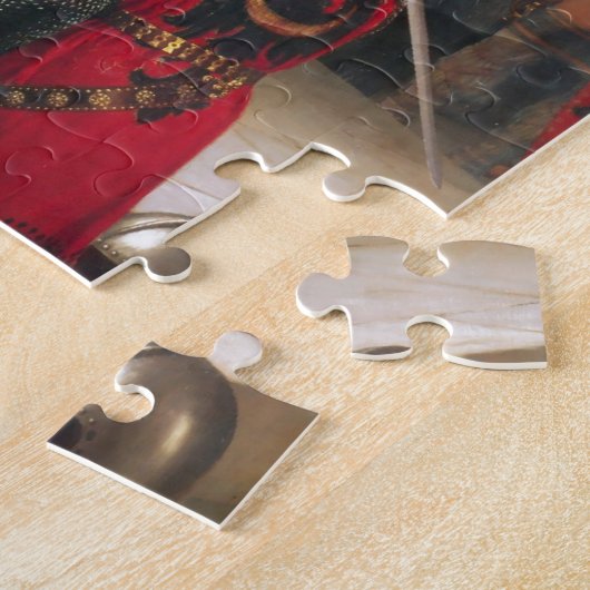 Accolade [Edmund Blair Leighton] Legpuzzel (Zijkant)