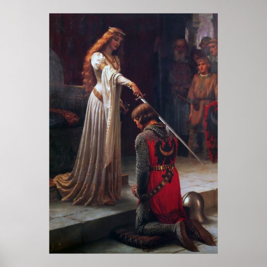 Accolade - Edmund Blair Leighton Poster (Voorkant)