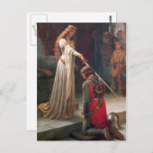 Accolade van Edmund Blair Leighton Briefkaart (Voorkant / Achterkant)