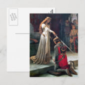 Accolade van Edmund Blair Leighton Briefkaart (Voorkant / Achterkant)