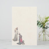 Accolade van Edmund Blair Leighton Briefpapier (Staand voorkant)