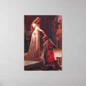 Accolade van Edmund Blair Leighton Canvas Afdruk (Voorkant)
