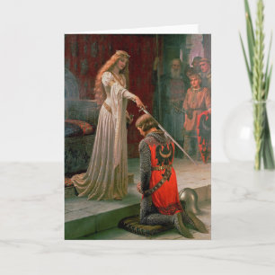 Accolade van Edmund Blair Leighton Kaart