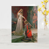 Accolade van Edmund Blair Leighton Kaart (Gele Bloem)