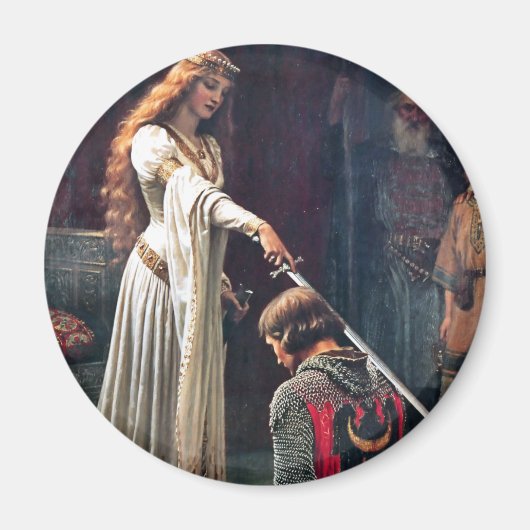 Accolade van Edmund Blair Leighton Magneet (Voorkant)