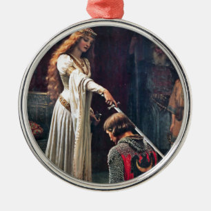 Accolade van Edmund Blair Leighton Metalen Ornament