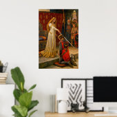 Accolade van Edmund Blair Leighton Poster (Thuiskantoor)