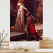 Accolade van Edmund Blair Leighton Poster (Keuken)