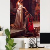 Accolade van Edmund Blair Leighton Poster (Thuiskantoor)