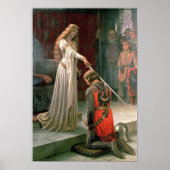 Accolade van Edmund Blair Leighton Poster (Voorkant)