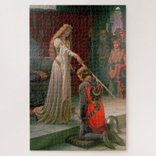 Accolade van Edmund Blair Leighton - Vintage Kunst Legpuzzel