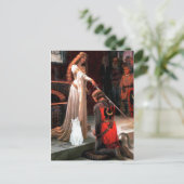 Accolade - Witte kat Briefkaart (Staand voorkant)