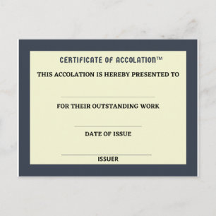Accolatiebewijs Briefkaart