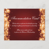 Accommodatie Sparkling Lights Gold Red Informatiekaartje (Voorkant)