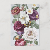 Accommodatie Trouwen RSVP Bloemen Vlinderbloei Informatiekaartje (Achterkant)