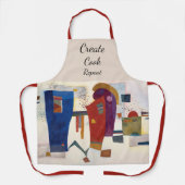 Accompanied Contrast, Kandinsky  Schort (Voorkant)