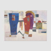 Accompanied Contrast, Kandinsky  Tissuepapier (Voorkant)