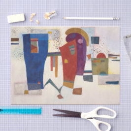 Accompanied Contrast, Kandinsky  Tissuepapier