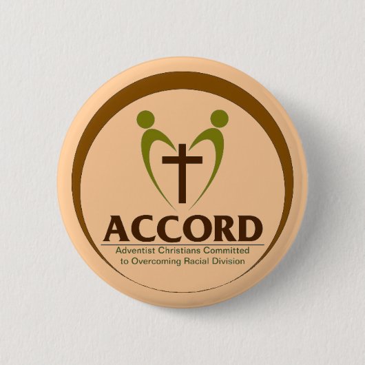 Accord Logo Ronde Button 5,7 Cm (Voorkant)