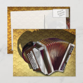 Accordeon Briefkaart (Voorkant / Achterkant)