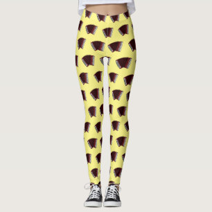 Accordeon cartoon illustratie leggings