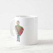 Accordeon Koffiemok (Voorkant links)