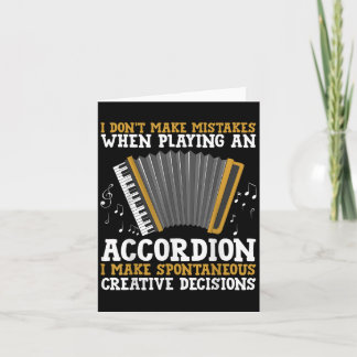 Accordeon Kunst Voor Mannen Vrouwen Accordeonist A Kaart