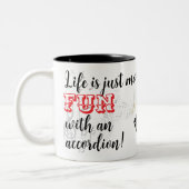 Accordeon Mok Leven is gewoon leuker MET Accordeon (Links)
