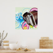 Accordeon Poster (Keuken)
