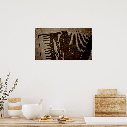  accordeon poster (Keuken)